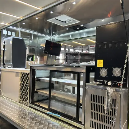 Fuel Powered Mobile Pork Skewer Food Truck