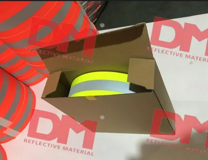 Firefighter yellow Fluorescent Reflective Fire Tape