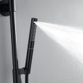 Matte Black Shower Set with Vale