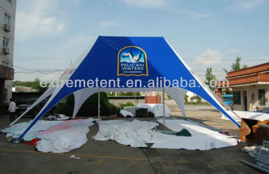 Outdoor Aluminum Twin Star Tent/Star Shade with printing