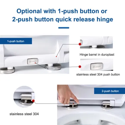 Beewill OEM ODM Mirrored Chrome Toilet Seat