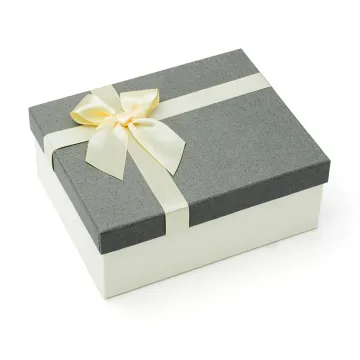 gift box with bow rectangle packaging box