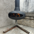 Suspended Hanging Steel Fireplace Stove