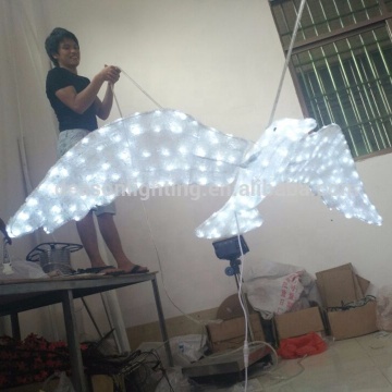 Hiasan haiwan cahaya Krismas luaran