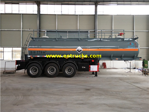 20th 18cbm sulfuric acid trailer tankuna