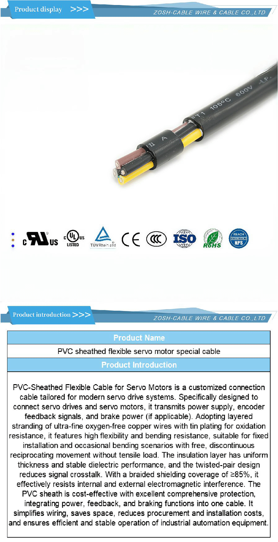 Servo Drive, Code Cable-xiangqing1-ZS044
