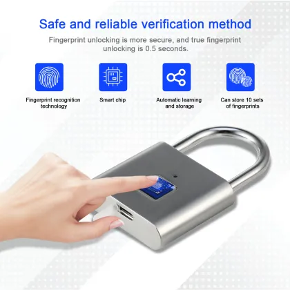 Hot Selling Smart Waterproof Fingerprint Padlock Smart Life