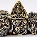 Dungeon and Dragon Metal dice with 3D Skull Feature