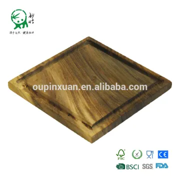 Cheap price acacia wood cutting board with groove
