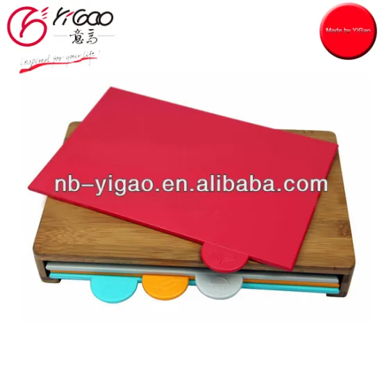 Index plastic bamboo chopping board