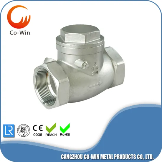 stainless steel Swing check valve 200psi/pn16