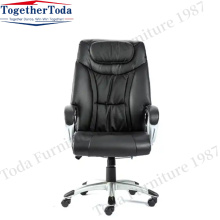 Leather swivel sliding office chair Boss chair