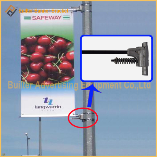 Metal Street Pole Advertising Display Kit (BS-BS-007)