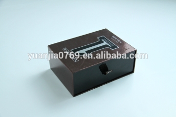 glossy laminated sliding drawer box with custom printing