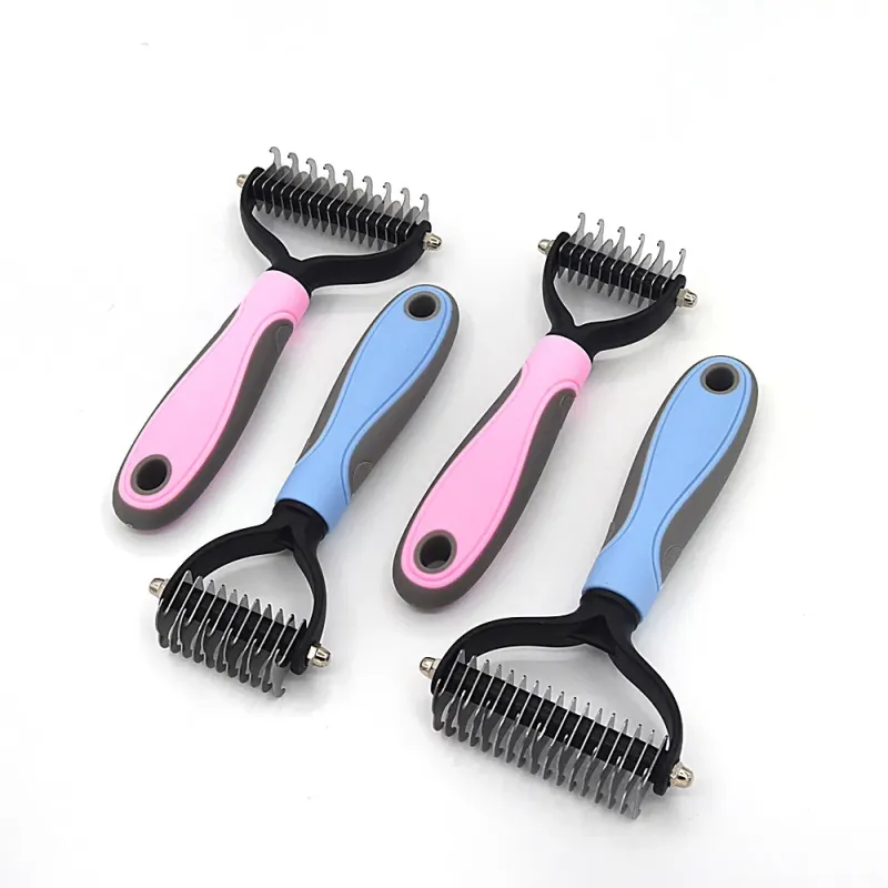 Double Side Shedding & Dematting Pet Comb Brush