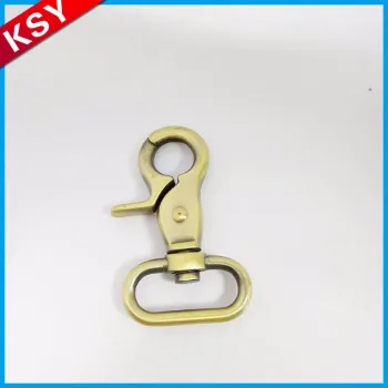China Supplier Factory Promotion Price Fashion Style Swivel D Ring Lobster Claw Spring Snap Hook Handbags