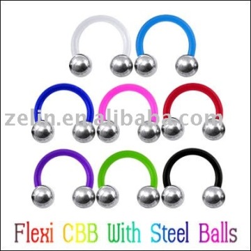 Flexi CBB with Steel Balls eyebrow jewelry