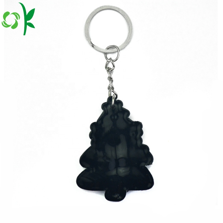 New Decoration Fashion Christmas PVC Keychain