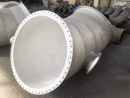 Ceramic Lining Pipe and Elbow.