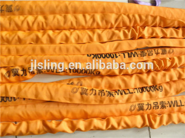 100% high strength polyester yarn round sling machine