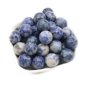 16MM Blue Spot Jasper Chakra Balls for Meditation Home Decoration