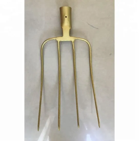 Gold Powder Coated Steel Forged Fork F102-4T