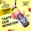 일회용 vape 장치 R &amp; M Monster 7000 퍼프