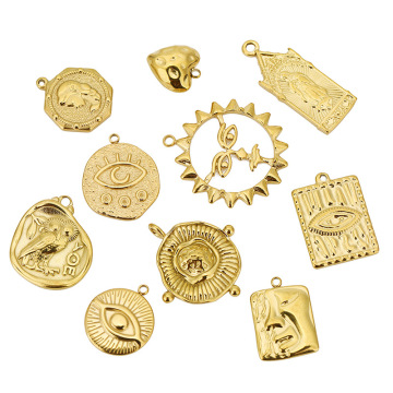 Fashion Stainless Steel Charms and Pendants for DIY Jewelry Making - Bulk Wholesale