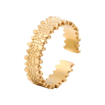 Stainless Steel Oil Pressure Ring - Fashionable Temptation for Your Index Finger