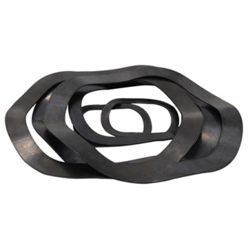 Wave Washers: Blackened 3-Wave Spring Washers - 10mm x 15mm x 0.3mm