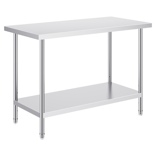 China Stainless Steel Prep Table With Under Shelf Factory