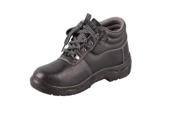 Scarpe di sicurezza superiori in pelle bovina spaccata per uomo