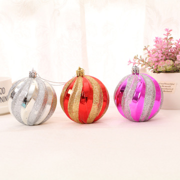 Custom Colorful Christmas Ornaments - Best Selling Plastic Decorated Balls