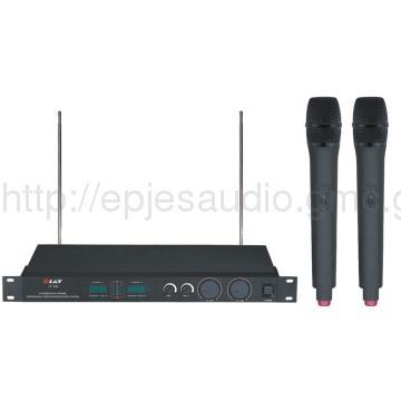LY-8100 wireless microphone dual channels