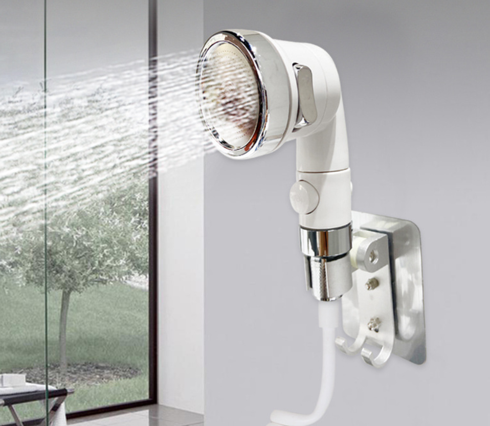 욕실 고압 수도꼭지 두 기능 샤워 헤드 화장실 세면대 세척 머리 강우 손 분무기