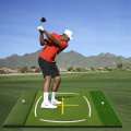 Estera de golpe de golf de hierba triple 120x180 cm Teeable Teaching