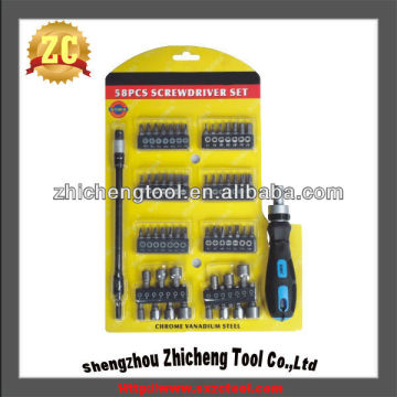 58pc Screwdriver Set