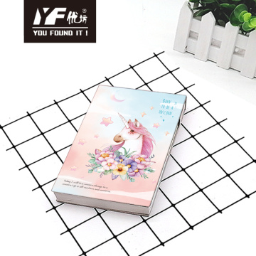 مخصصة Unicorn Style Hardcover Memo Pad دفتر محمول ومذكرات محمولة