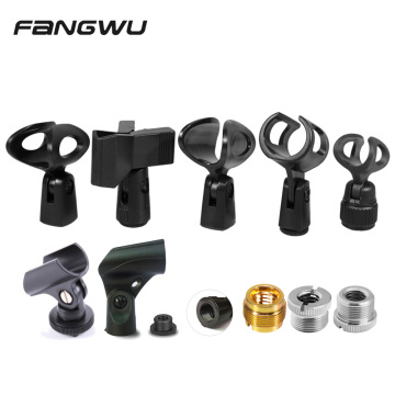Wireless Clip-On Microphone Holder Clamp for OEM Multi-Portable and Universal Stage Use