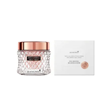 OEM BANGWEI Triple Collagen Neck Cream - Firming Anti-Wrinkle Facial Cream for Neck Lines
