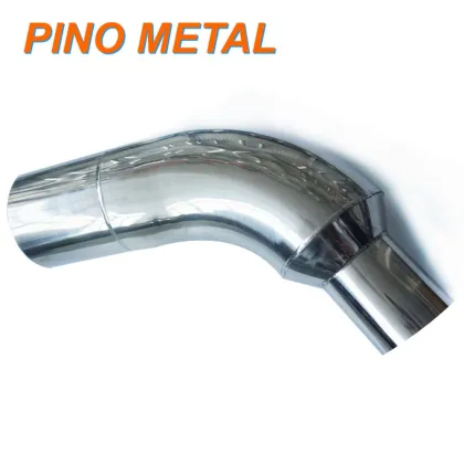8 Inch Pickett Style Exhaust Elbow - Peterbilt Lincoln Chrome