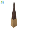 Recycled kraft paper aluminum foil stand up coffee bag