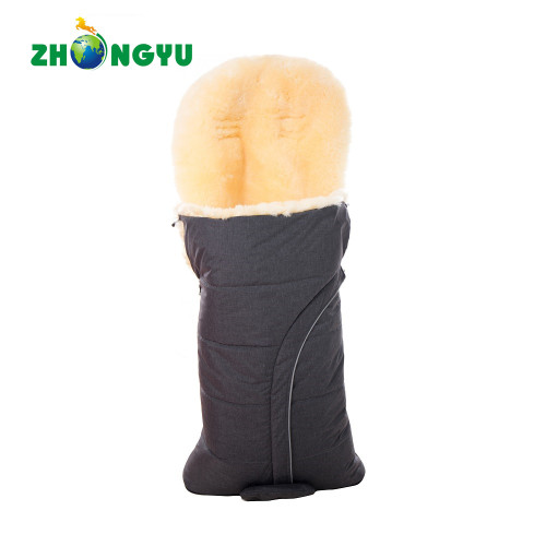 Baby Stroller Sheepskin Footmuff