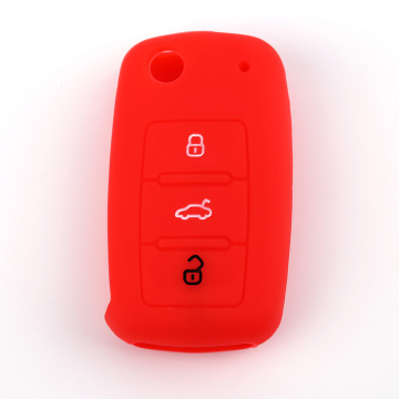 Volkswagen Skoda 3 Buttons Remote Car Key Case