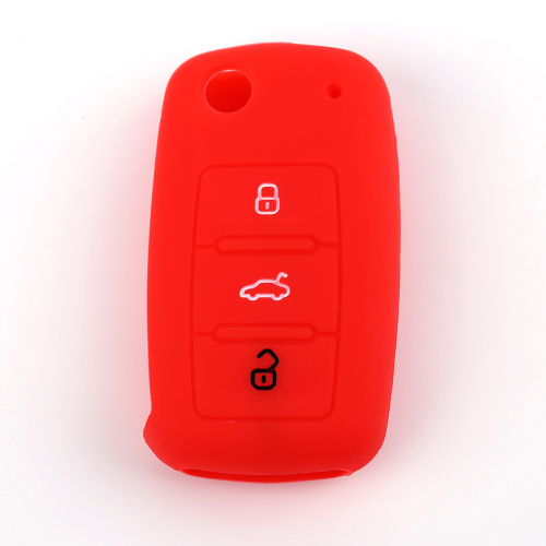 Volkswagen Skoda 3 Buttons Remote Car Key Case