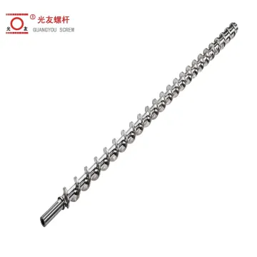 Surface Polished Single Alloy Screw for Tube Manufacturing Process