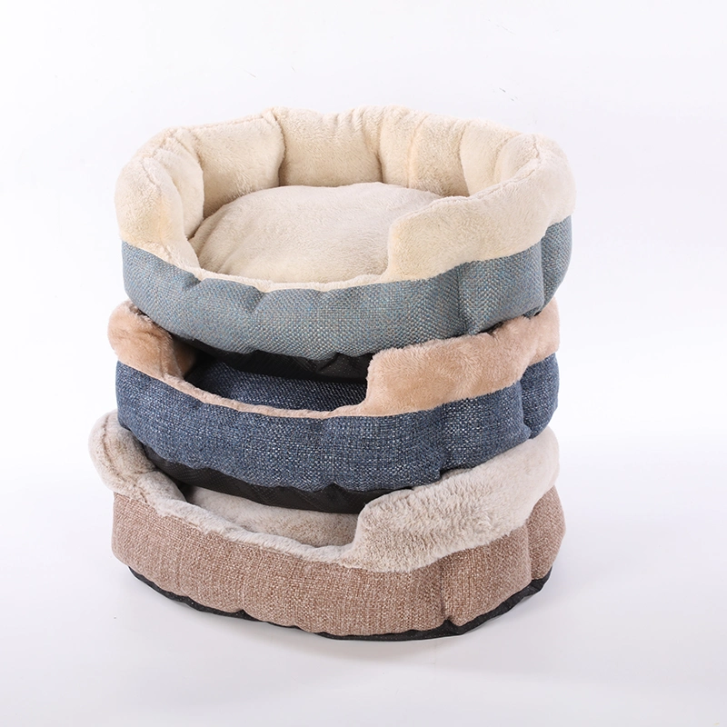 Cheap High Quality Jacquard Fabric Material Pet Bed for Cats