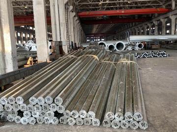 35FT Galvanized Power Pole For Electrical Power Transmission
