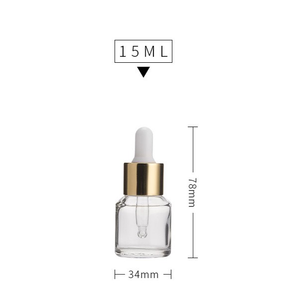 15ML slant dropper bottle