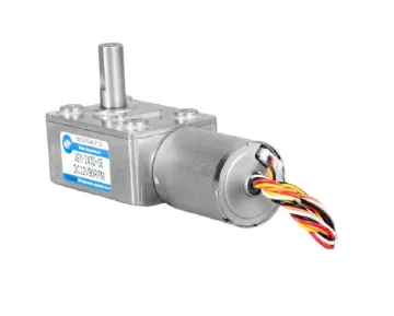 JGY-2430 Miniature Brushless DC Turbine with Worm Gear Speed Control Motor - 12v/24v Self-Locking